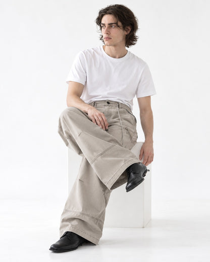 Zip Pocket Drawstring Cargo Pants