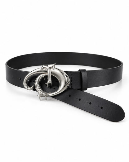 Sculpted Hook Buckle Belt
