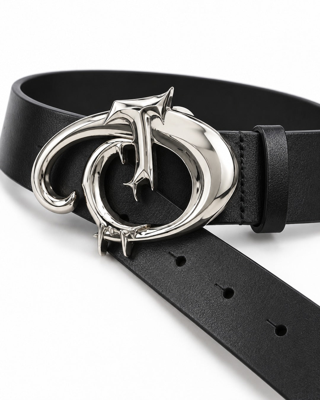 Sculpted Hook Buckle Belt