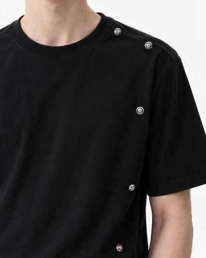 Tee with Side Button Placket