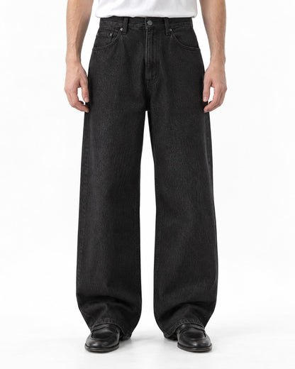 Wide-Leg Five-Pocket Jeans