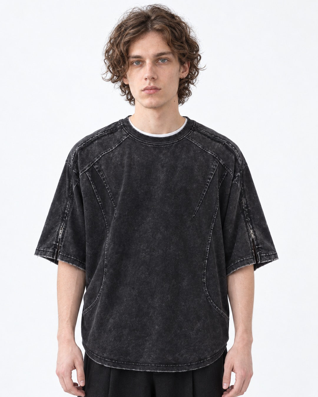 Washed Oversized Raglan Tee