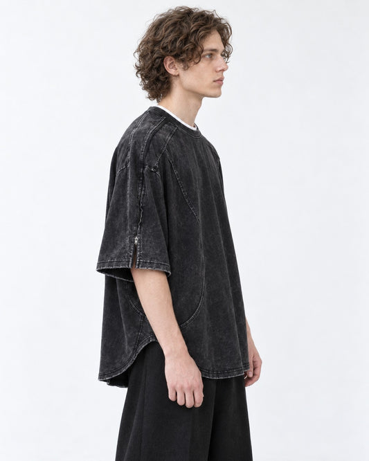 Washed Oversized Raglan Tee