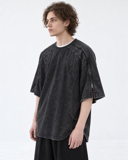 Washed Oversized Raglan Tee