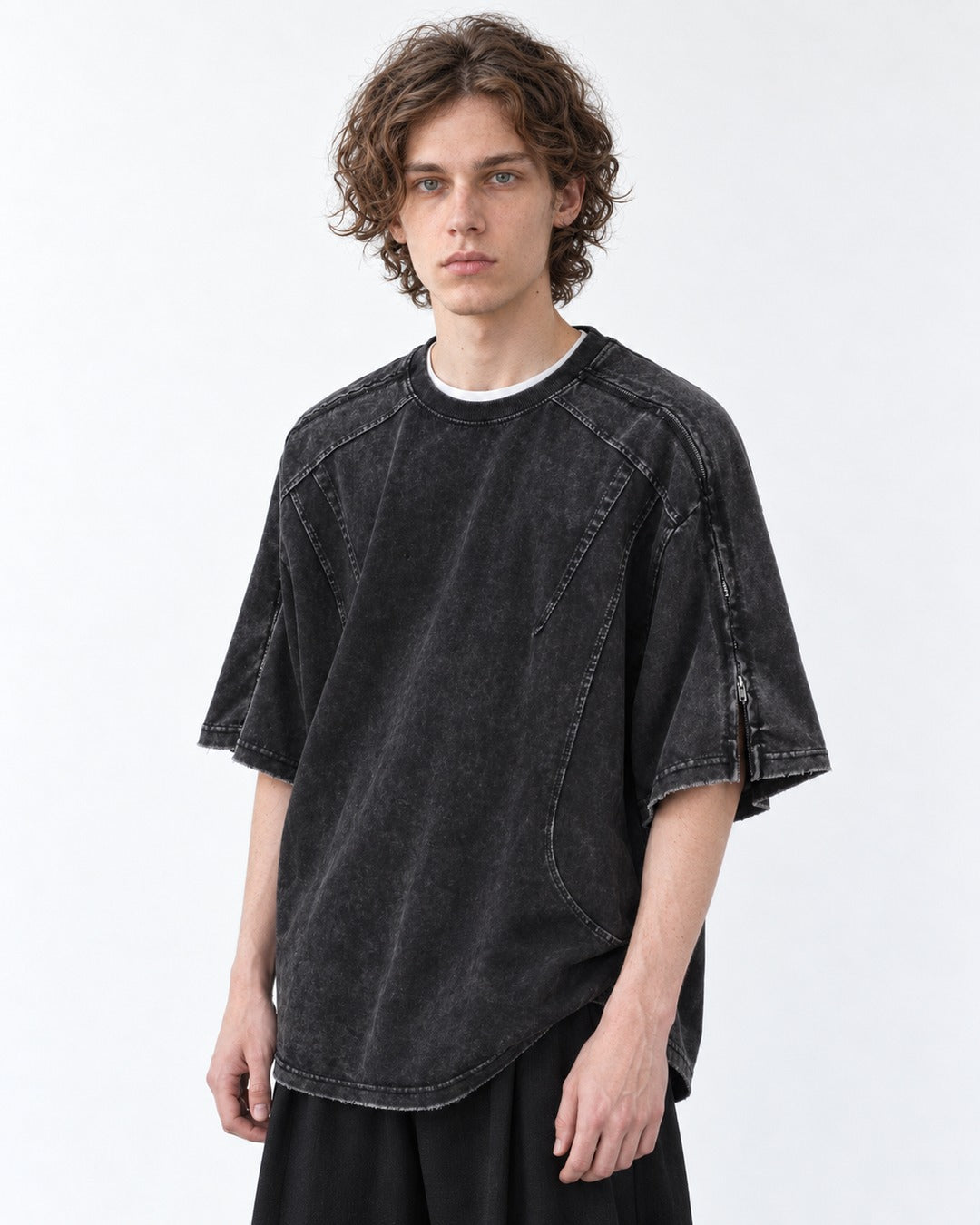 Washed Oversized Raglan Tee
