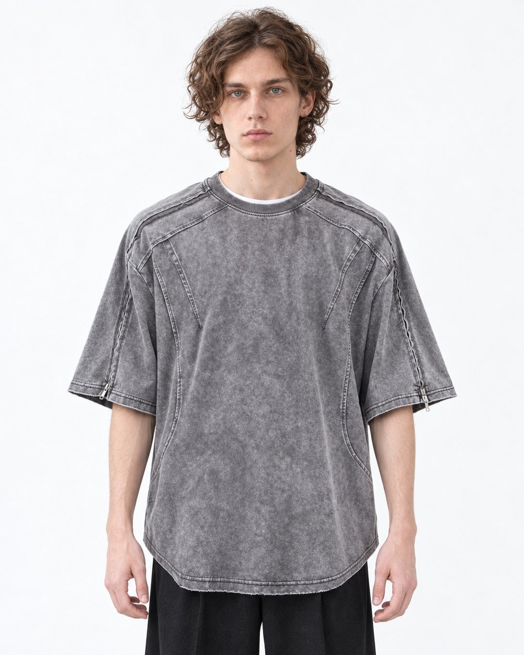 Washed Oversized Raglan Tee