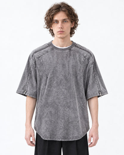 Washed Oversized Raglan Tee