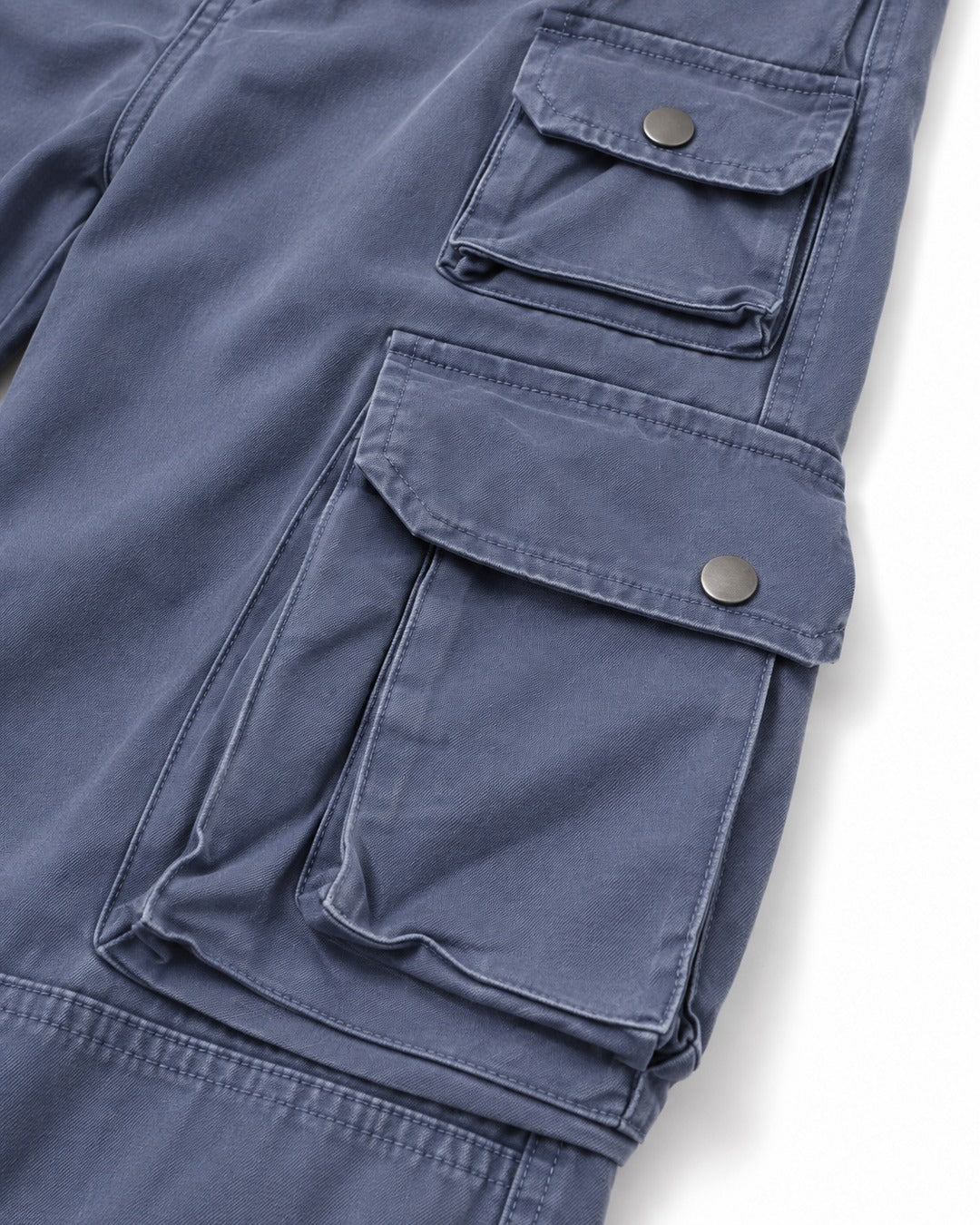 Ankle-Zip Wide-Leg Cargo Pants