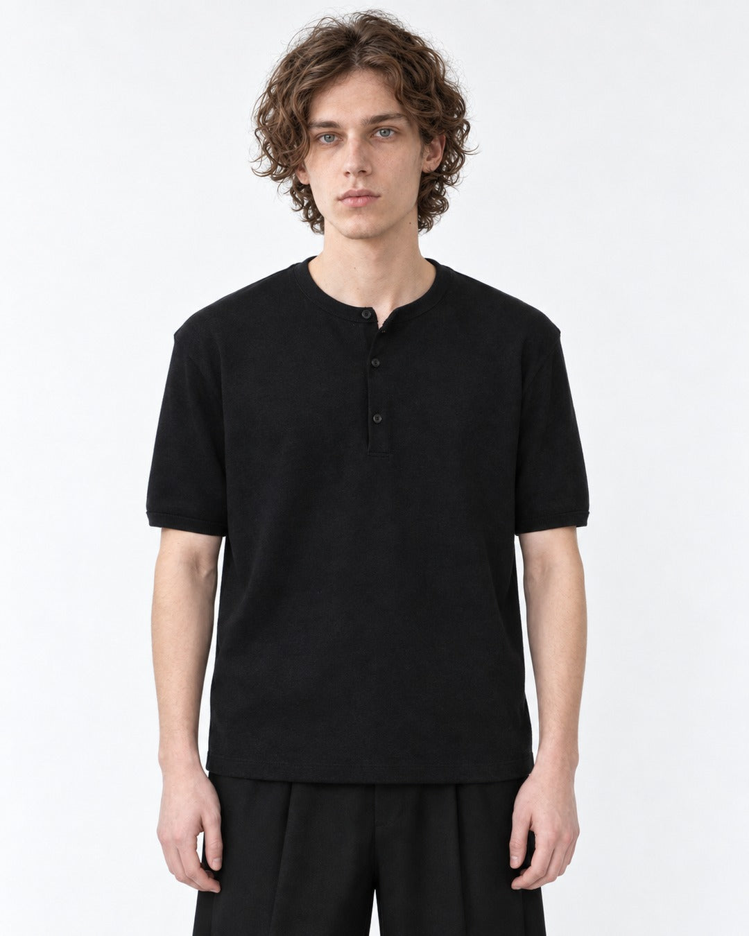 Henley Knit Top