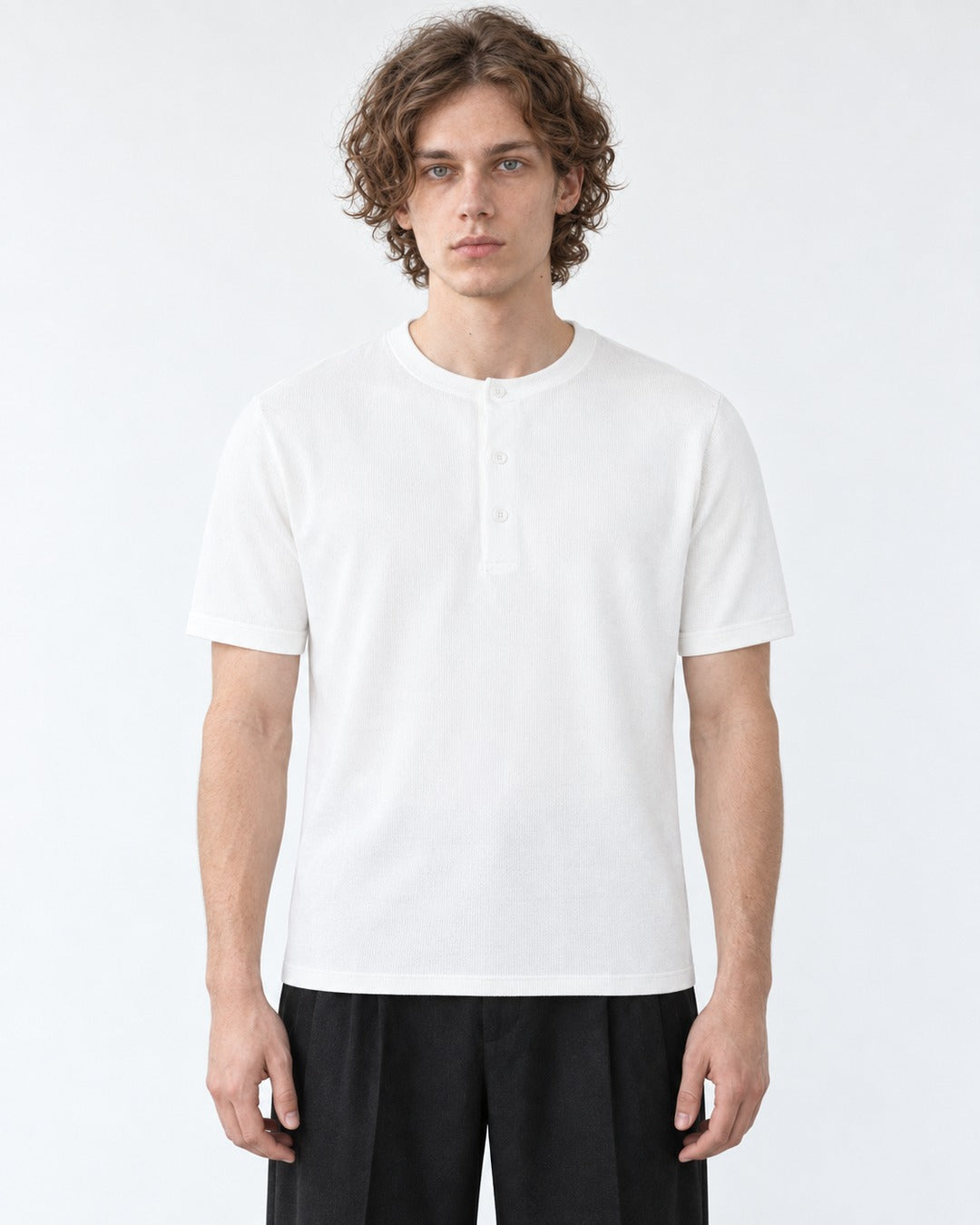Henley Knit Top