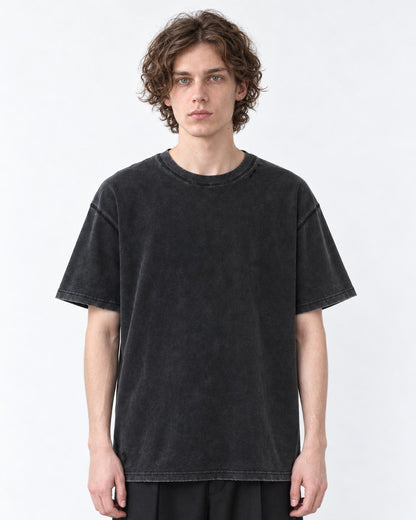 Washed Oversized Tee (Charcoal)