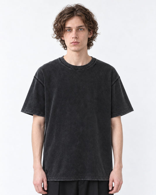 Washed Oversized Tee (Charcoal)