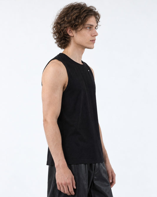 Scoop-Neck Tank Top with Hem Detail