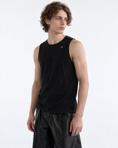 Scoop-Neck Tank Top with Hem Detail