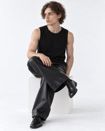 Scoop-Neck Tank Top with Hem Detail