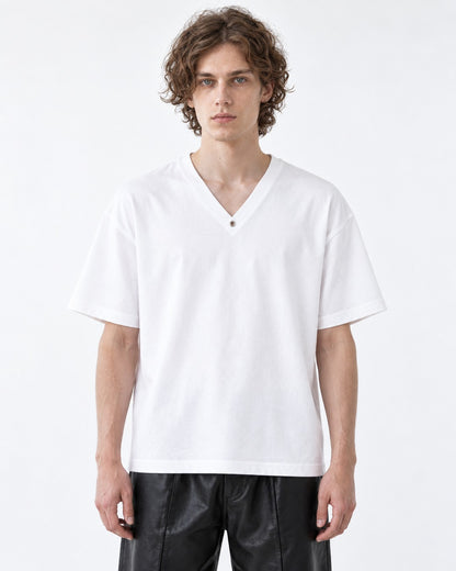 Split V-Neck Tee