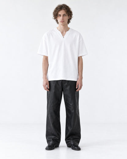 Split V-Neck Tee