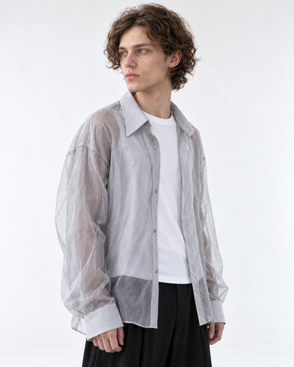 Sheer Loose-Fit Shirt