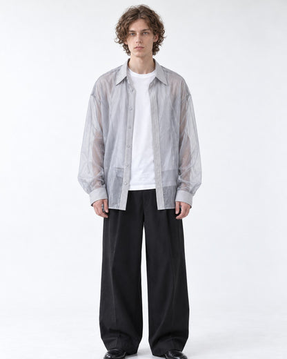 Sheer Loose-Fit Shirt