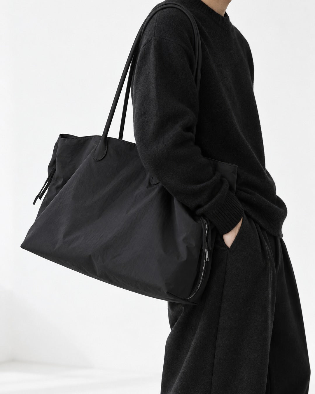 Blackberry Purple Nylon Tote