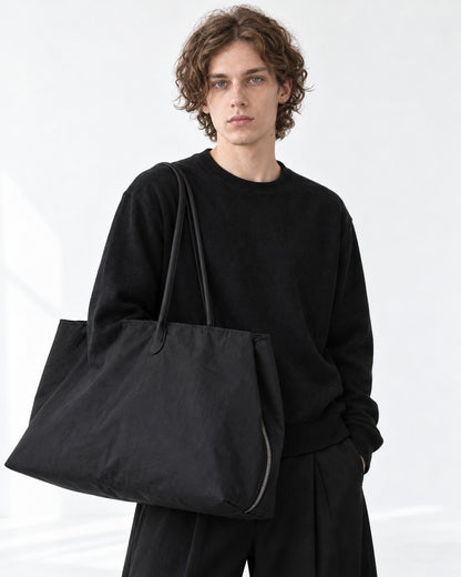 Side Zip Tote Bag