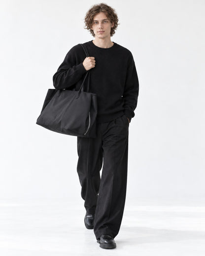 Side Zip Tote Bag