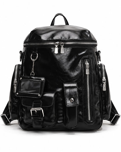 Multi-Zip ID-Pocket Backpack