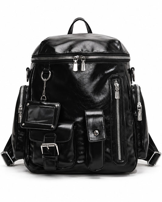 Multi-Zip ID-Pocket Backpack