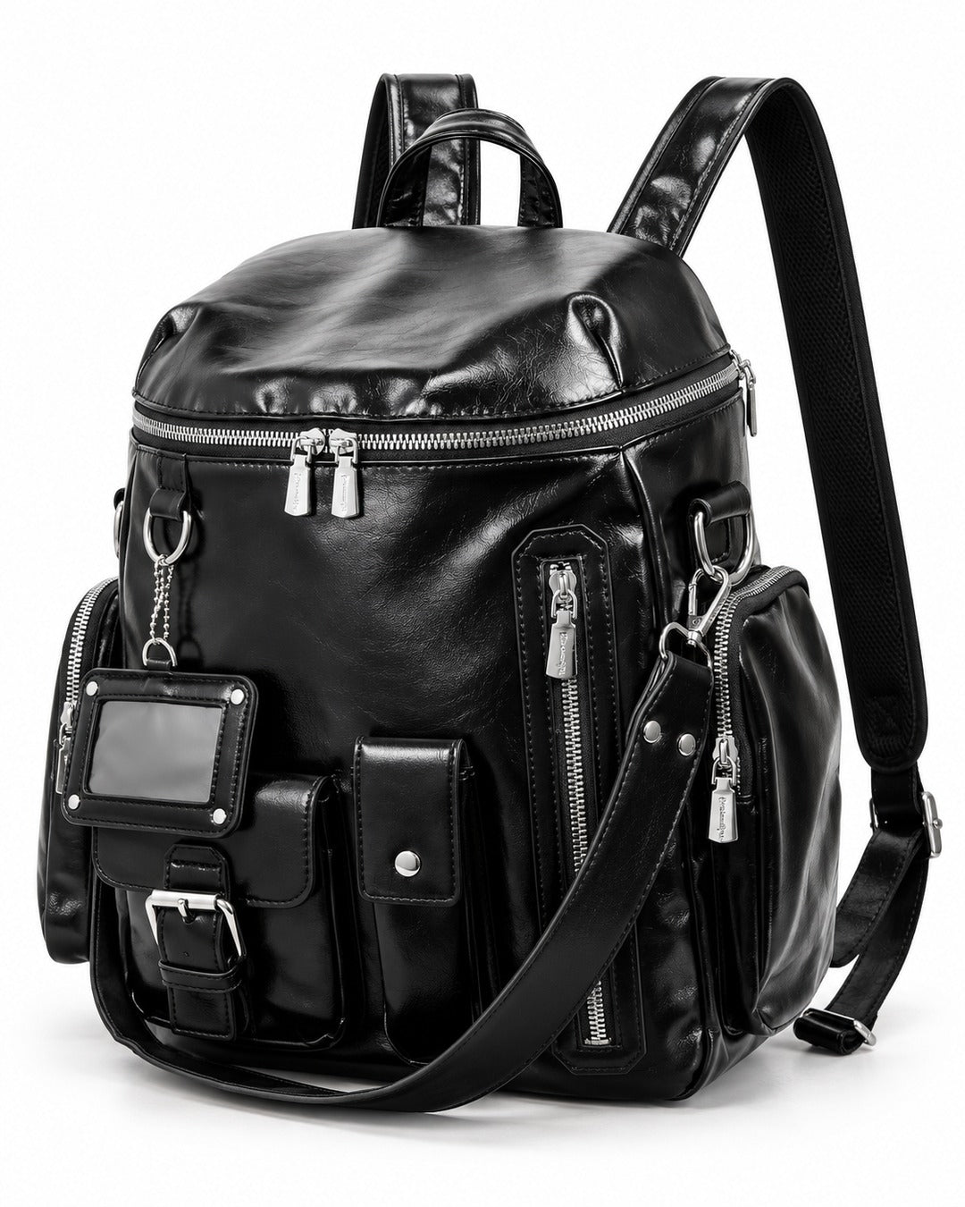 Multi-Zip ID-Pocket Backpack