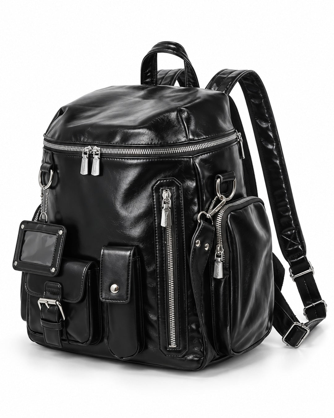 Multi-Zip ID-Pocket Backpack