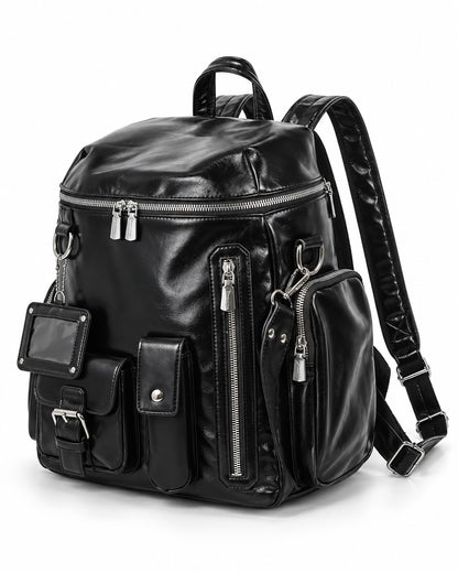Multi-Zip ID-Pocket Backpack