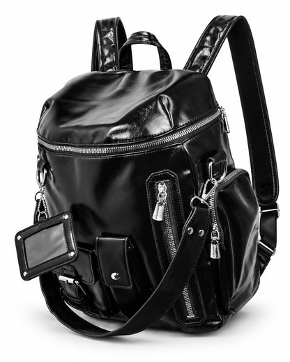 Multi-Zip ID-Pocket Backpack