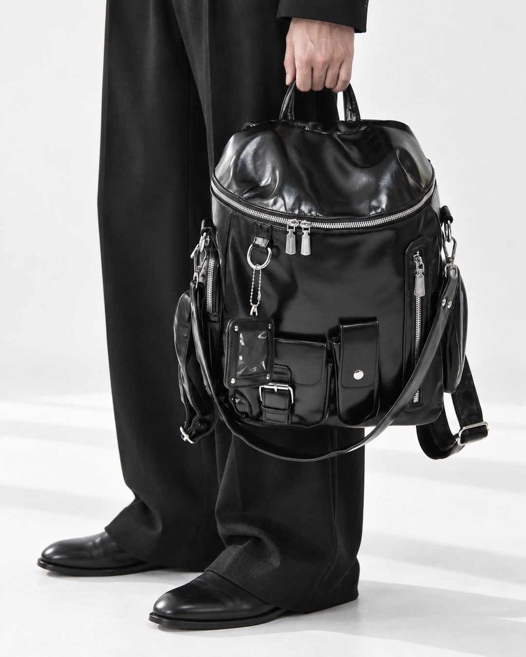 Multi-Zip ID-Pocket Backpack