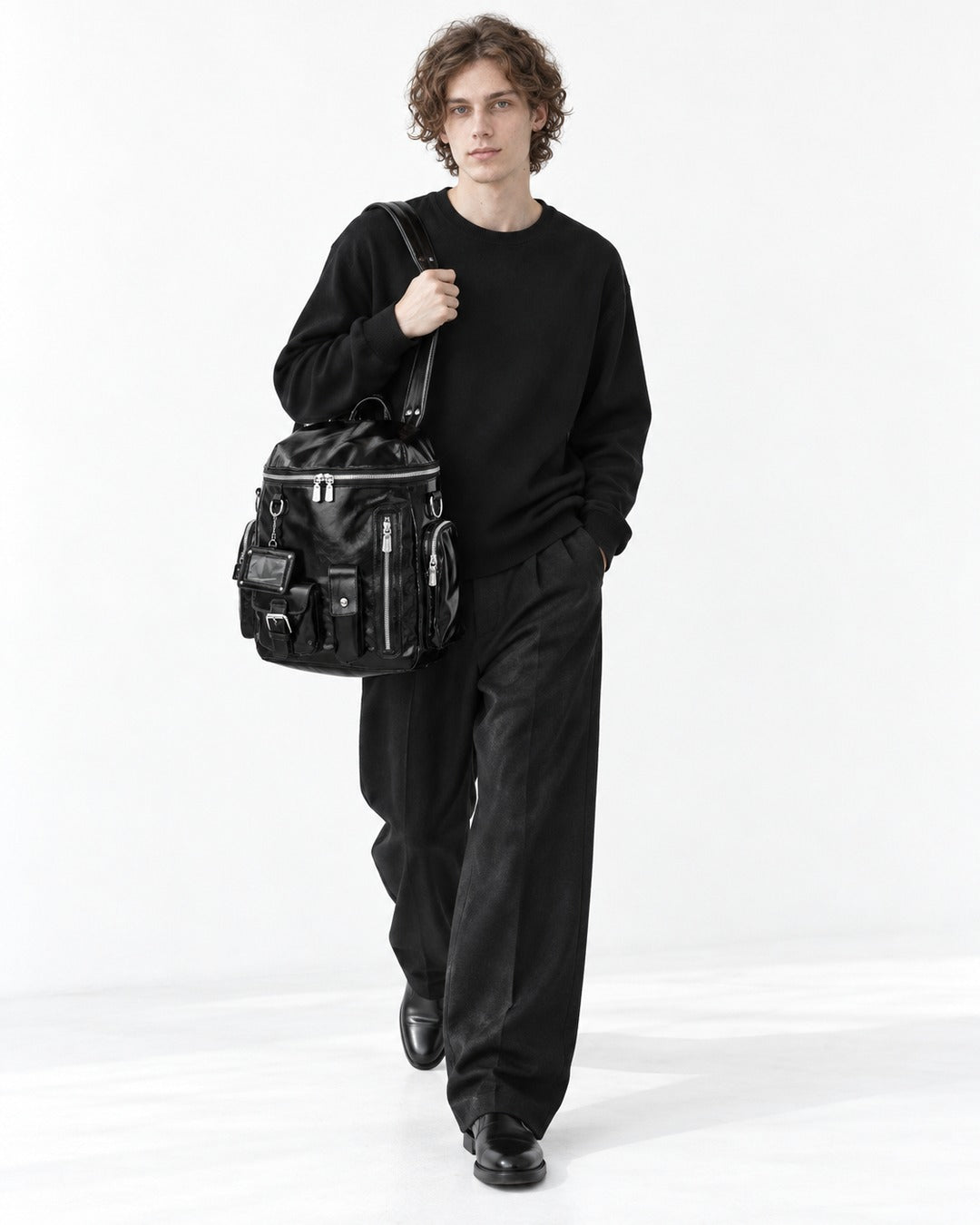 Multi-Zip ID-Pocket Backpack
