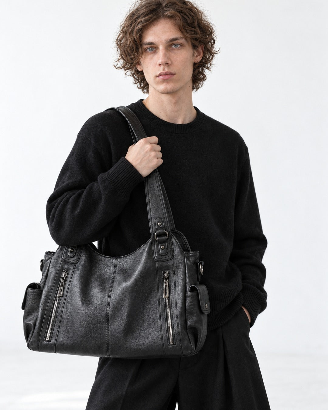 Double Zip Tote Bag