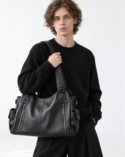 Double Zip Tote Bag