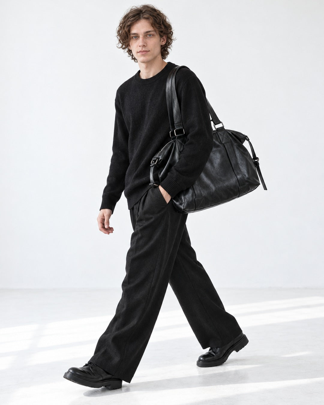 Side Buckle Tote Bag