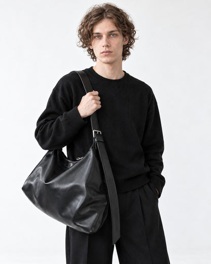 Buckle Strap Hobo Bag