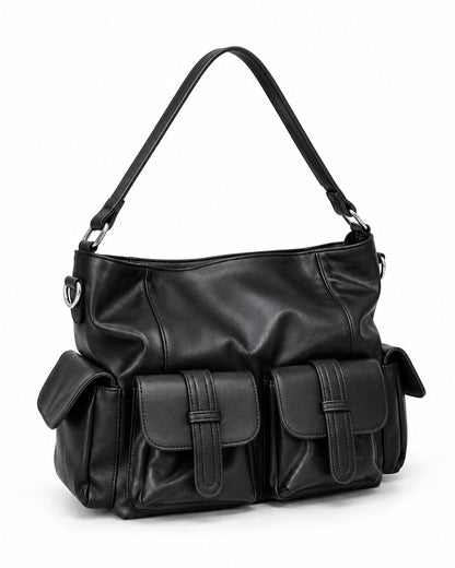 Soft Leather Retro Crossbody Bag