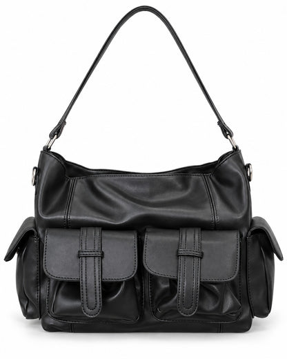 Multi-Pocket Shoulder Bag