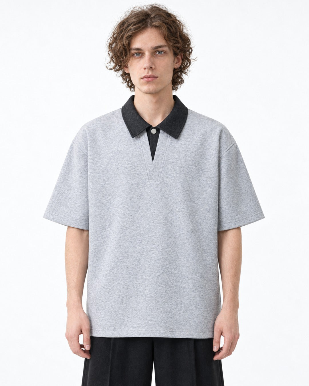 Polo with Contrast Collar