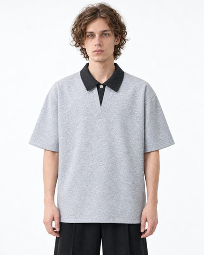 Polo with Contrast Collar