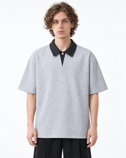 Polo with Contrast Collar