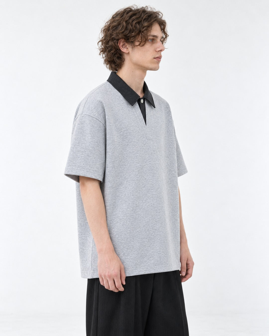 Polo with Contrast Collar
