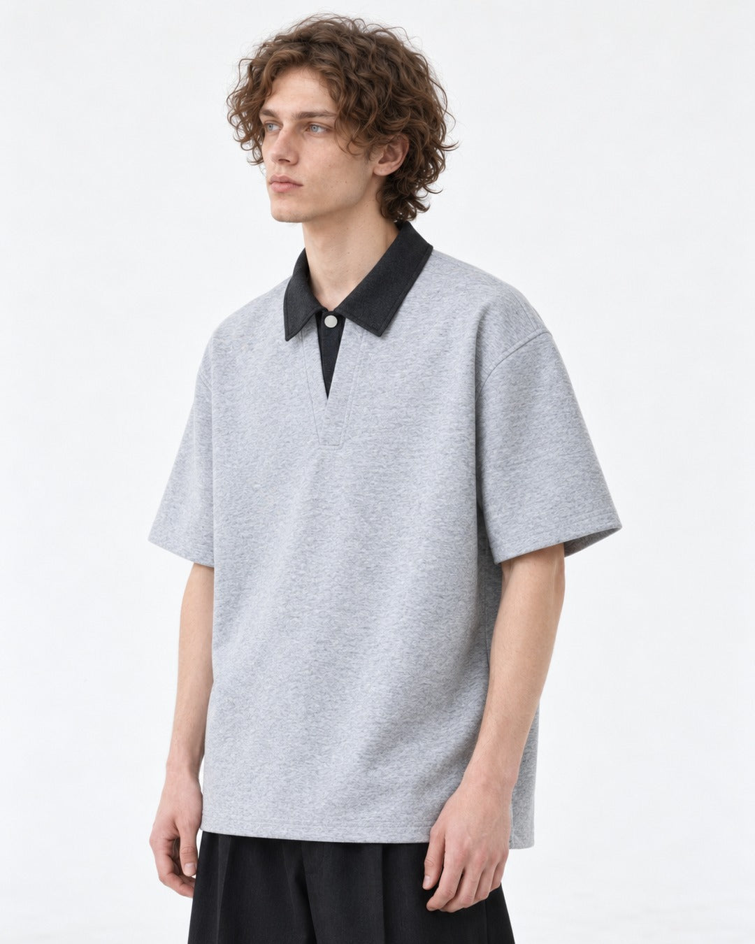 Polo with Contrast Collar