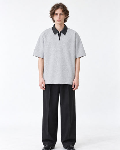 Polo with Contrast Collar