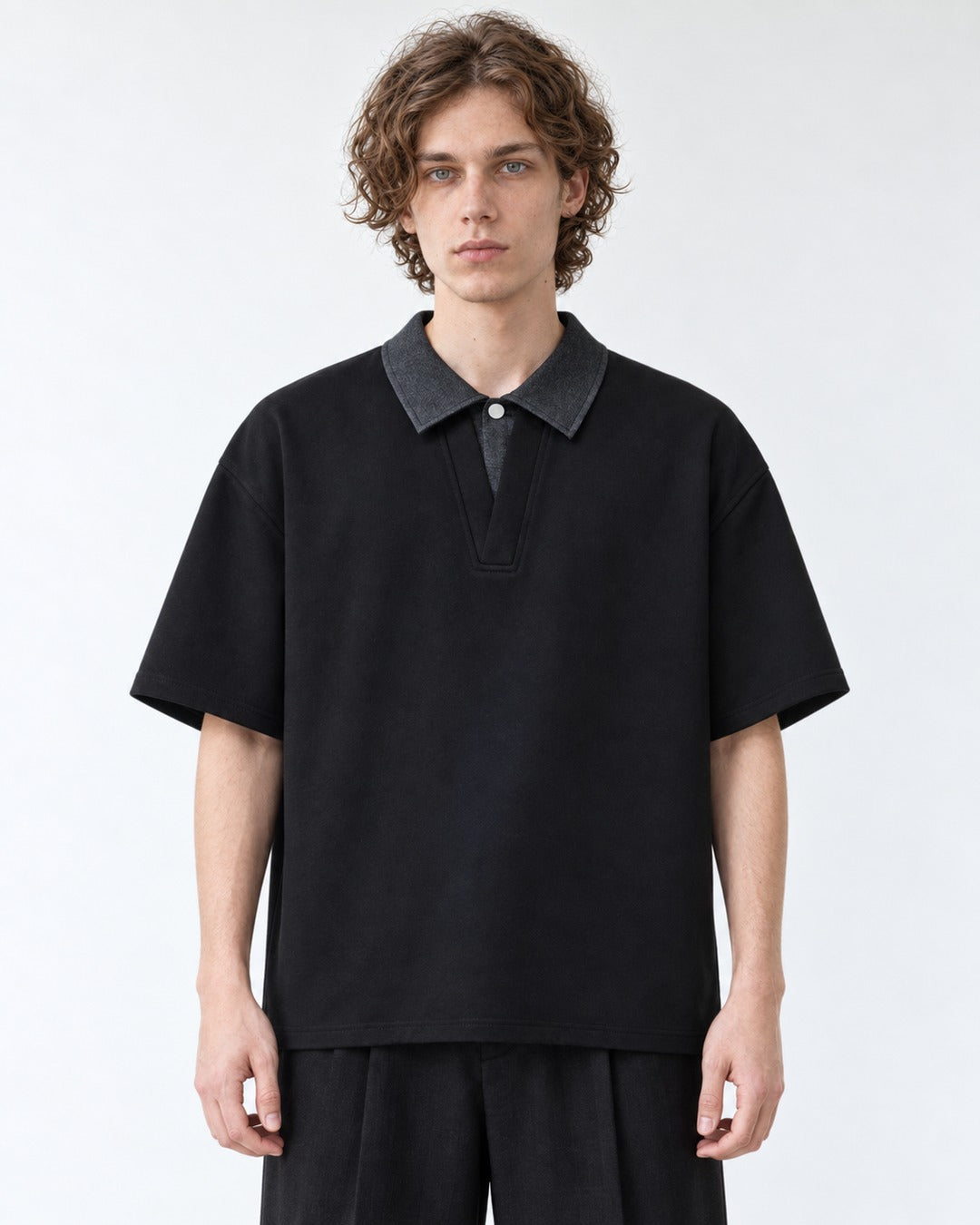Polo with Contrast Collar