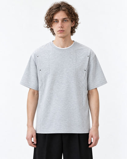 Raglan-Seam Tee with Eyelet Detail