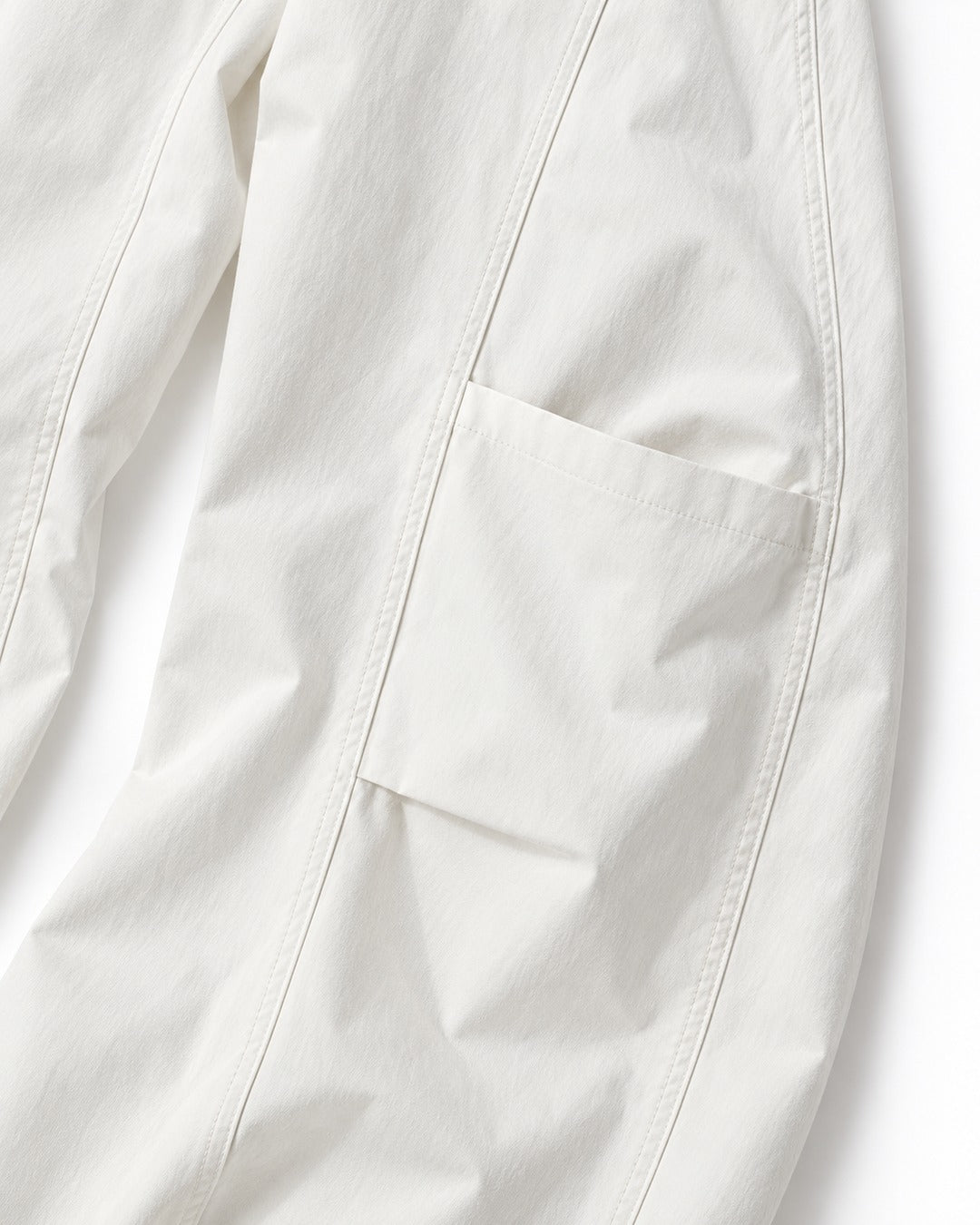 Drawstring Diagonal-Pocket Balloon Pants