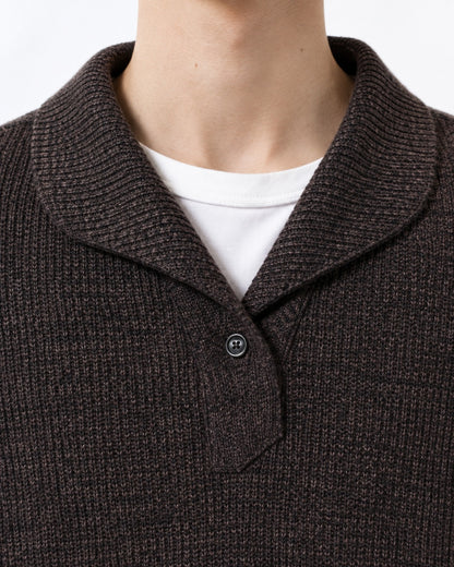 Notch-Collar Knit Polo